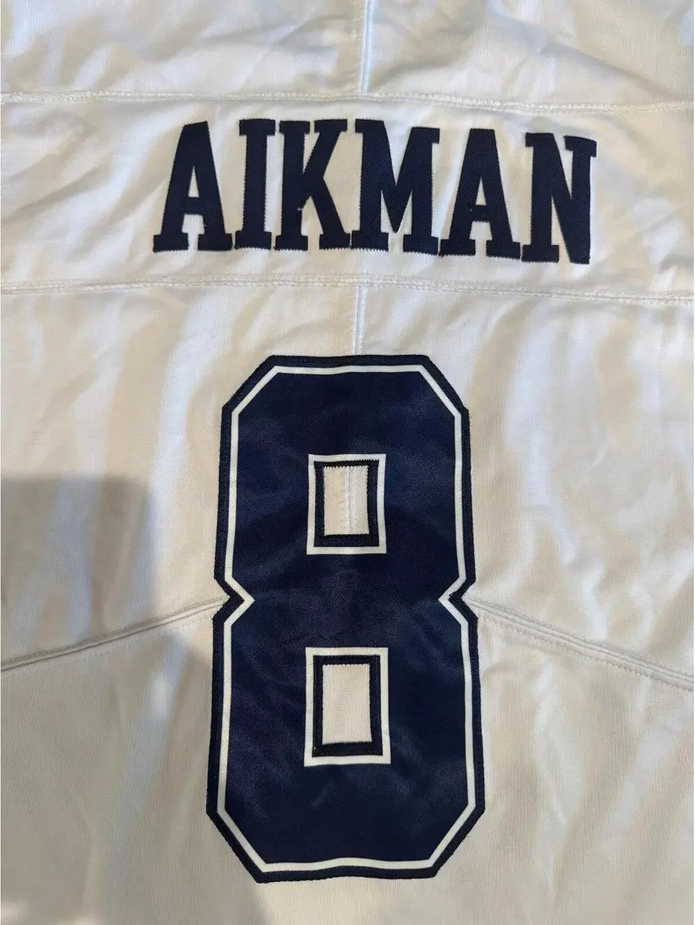Troy Aikman Dallas Cowboys Nike White/Navy Jersey Sz XXL EUC